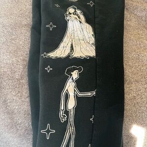 Disney Corpse Bride Black Sweatpants
